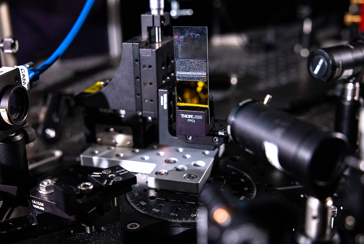 Imperial physicists developed the famous double splitting experiment, which showed light behaved like a particle and a wave, in time rather than space. 